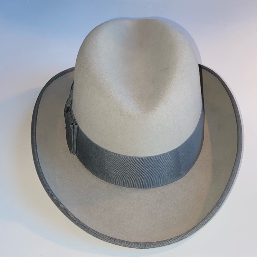 ❗️SALE❗️Dobb’s men’s grey Homburg w/ box